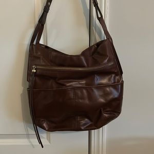 Chocolate brown hobo bag